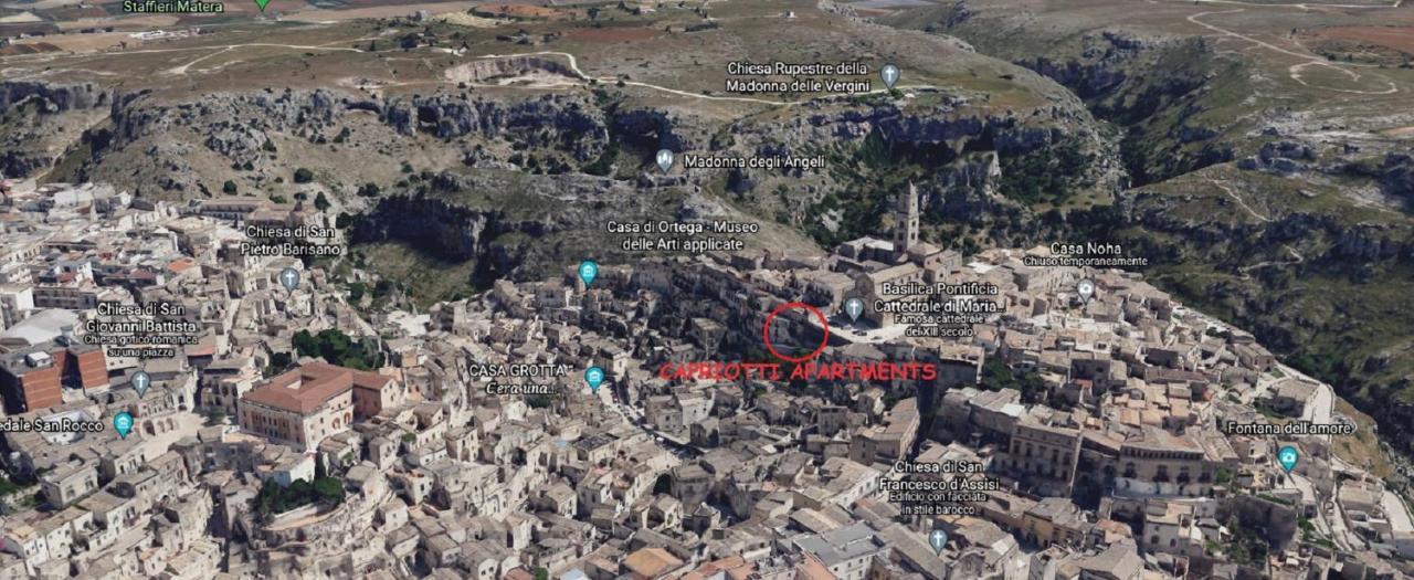 Capriotti Apartments - Nel Cuore Dei Sassi Matera Dış mekan fotoğraf